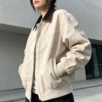 Vêtements d'extérieur décontractés avec logo personnalisé, veste bomber imperméable pour homme, toile personnalisable