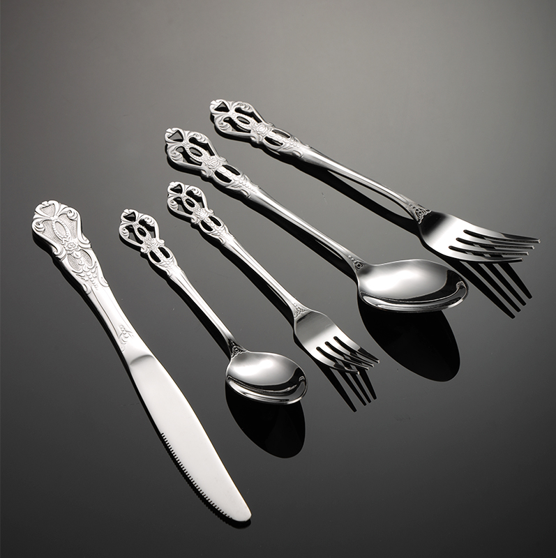 silvery 5-piece set