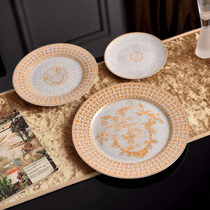 Vente en gros de 58 pièces de vaisselle en céramique minimaliste de style occidental, ensemble de vaisselle en porcelaine, assiette et tasse pour restaurant, service de café - Product Image 6
