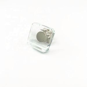 Tirador de Cristal Transparente en Forma de Barra de Níquel para Cajones de Cocina Modernos, Tirador para Muebles y Armarios - Product Image 3