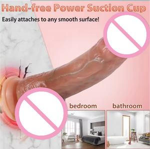 Masturbatore Vibrante in Silicone High-Tide per Donne, Dildo Elettrico Femminile con Spruzzo d'Acqua, Morbido, Realistico, Impermeabile, Giocattolo Sessuale per Adulti - Product Image 2