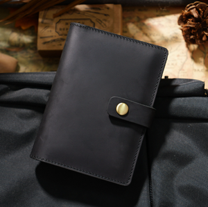 Étui de passeport en cuir pleine fleur personnalisé, livraison directe d'usine, couverture en cuir véritable, porte-passeport en cuir Crazy Horse - Product Image 3