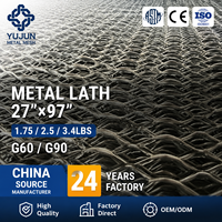Échantillons gratuits 1.75lbs 2.5lbs 3.4lbs Latte métallique expansée en diamant galvanisé