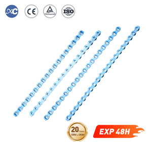 Dokter Hewan ortopedi <span class=keywords><strong>Titanium</strong></span> pelat pengunci 4.0mm ALPS-II pelat lurus implan bedah ortopedi untuk hewan - Product Image 2