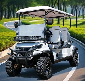 Quatre voitures de golf électriques, utilisées pour les sites touristiques et les excursions en pleine nature, avec une autonomie de 90 kilomètres - Product Image 1