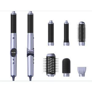 Multi-Purpose Hair Styling Tool 6-in-1 Hot Air Comb Brushless Motor Professional Salon Use - Product Image 4