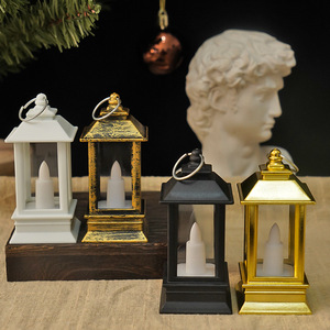 Vintage Mini Pony LED elektronik mum lamba yaratıcı ev dekorasyon noel paskalya ramazan için plastik yapılmış - Product Image 4