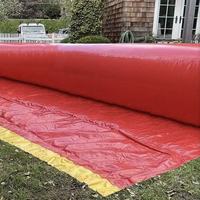Barrière de contrôle des inondations gonflable en PVC 1000D haute résistance, imperméable et anti-UV de Gaia Textile