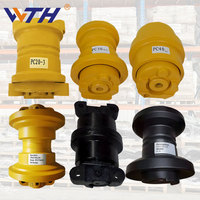 Galets inférieurs de chenilles pour excavatrices Komatsu PC18MR-3, PC60-6, PC75 (référence 11260095), et galets de chenilles Komatsu PC27, PC60-5, PC78US (référence 201-30-00062)