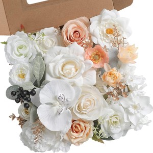 Silk Artificial Flowers Wedding <b>Decorations</b> with Hydrangea Daisy Scattered Sunflower Magnolia Gypsophila-Flower Sticks - Product Image 4