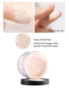 สร้างแบรนด์เครื่องสำอางคุณภาพสูงของคุณเอง ไม่มีแป้งทัลคัม ผลิตภัณฑ์สำหรับผิวหน้าแบบวีแกน 30 กรัม แป้งฝุ่นโปร่งแสง - Product Image 3