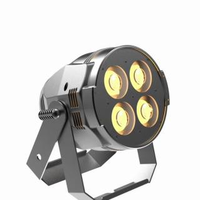 Projecteur LED COB professionnel 200W (4x50W) blanc chaud/froid pour scène, DMX512, idéal pour mariages, églises, discothèques, DJ et équipement de théâtre
