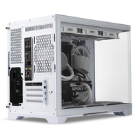 Nouveau boîtier d'ordinateur de jeu Asiahorse Mid Tower avec alimentation RGB ATX/Micro-ATX en alliage d'aluminium