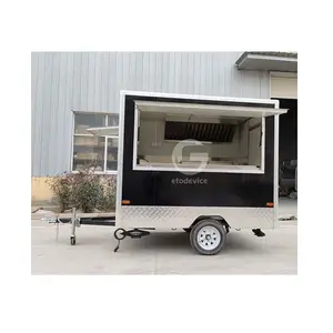 Reboque móvel do caminhão da concessão de alimentos da cozinha da fritadeira da China