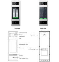 Système d'interphone vidéo GVS et de déverrouillage, téléphone de porte, serrure, station extérieure, sonnette pour villa et usage communautaire