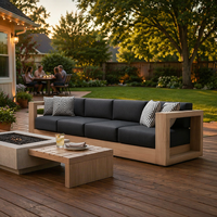 Nouvelle conception, meilleur prix, ensemble de meubles de jardin d'extérieur, ensemble de salle à manger en teck, chaise en rotin canné