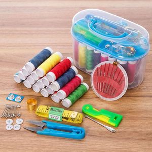 Portable Household Travelling Mini <b>Sewing</b> Kit in Plastic <b>Box</b> - Product Image 1