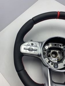 Volante Interior Negro Actualizado New2025 G63 para Mercedes Benz Clase G, G Wagon, G63, G500, G550 2019-2024, C43, GLS53, GT50, <span class=keywords><strong>A45AMG</strong></span> - Product Image 6