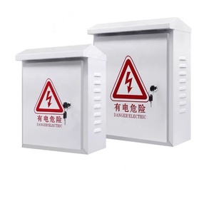 Boîtier de courant faible et boîtier métallique étanche pour installation murale ou sur poteau extérieur, avec serrure - Product Image 2
