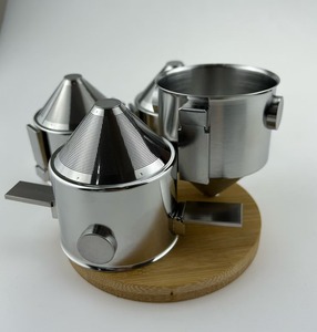 304 <span class=keywords><strong>filtre</strong></span> à café en acier inoxydable de qualité alimentaire sans papier verser sur la cafetière ménage Portable goutteur à café - Product Image 6