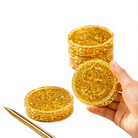 Boîte mystère individuelle de pièces de monnaie scintillantes souples – Ornement de bureau, cadeau surprise de collection pour fête d'anniversaire d'enfants