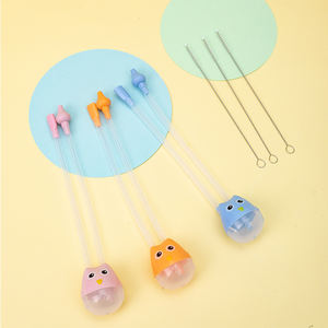 Vente en gros canule nasale pour bébé OEM cathéter en silicone de dessin animé canule nasale outil de nettoyage de soins nasaux 9494 - Product Image 4