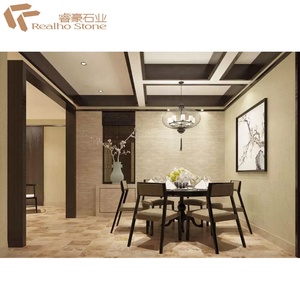 Baldosas de Travertino con Patrón Francés en Colores Beige Café y Gris Plateado - Product Image 4