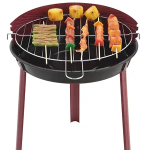 Kaoke grelha de carvão 14.6 polegadas, preço baixo redondo simples para churrasco ao ar livre churrasco