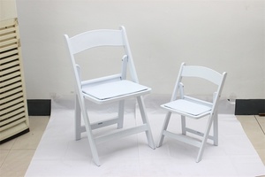 Chaise pliante moderne pour enfants, portable, pour <span class=keywords><strong>jardin</strong></span>, restaurant, parc, blanche, <span class=keywords><strong>en</strong></span> résine <span class=keywords><strong>plastique</strong></span> Wimbledon - Product Image 5