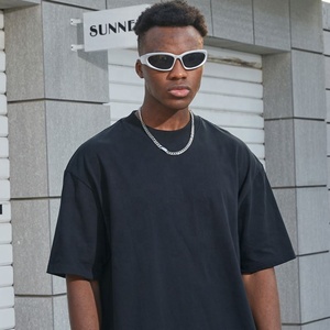 T-shirt en coton vierge pour hommes T-shirt personnalisé en coton de haute qualité à épaules tombantes pour hommes vierge - Product Image 5