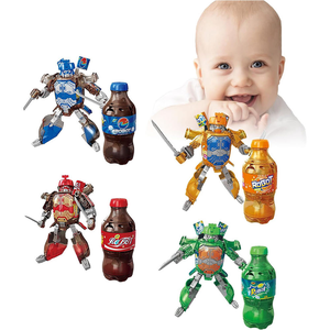 Nouveaux jouets éducatifs STEM, jouets <span class=keywords><strong>robots</strong></span> déformables en forme de bouteilles de boisson, jouets <span class=keywords><strong>robots</strong></span> déformables en forme de canettes de soda, jouets créatifs pour enfants, cadeau - Product Image 1