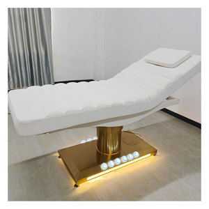 Hochwertiges elektrisches Gesichts bett Profession elles Luxus Gold 3 Motoren Spa Salon Bett Kosmetischer <span class=keywords><strong>Massage</strong></span> tisch Beauty Bed - Product Image 6