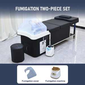 Nouveau design sans plomberie 90 litres réservoir d'eau tête de spa lit de massage salon de coiffure lit avec <span class=keywords><strong>shampoing</strong></span> - Product Image 6