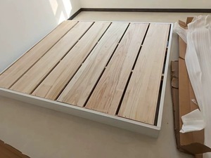 Nhật Bản Phong Cách Tatami Giường Gỗ Tùy Chỉnh Vua Kích Thước Giường Hiện Đại Sang Trọng Thạc Sĩ Phòng Ngủ Cao cấp Bọc Giường Cho Biệt Thự Khách Sạn - Product Image 5