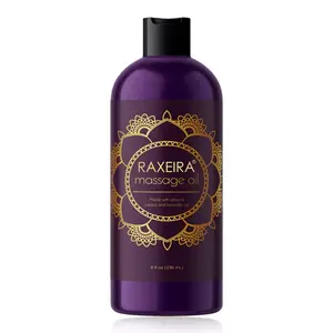 Óleo de massagem de lavanda de grau terapêutico 100% puro, extrato natural de plantas, óleos de massagem corporal para cuidados com a pele, atacado para spa