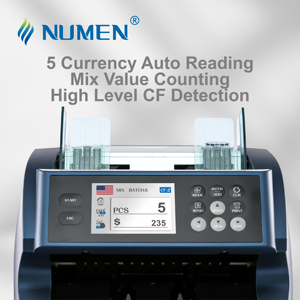 SH-07R NUMEN 2025 Boa Escolha para o Mercado Popularização Portátil Moeda Mix Valor Dinheiro Contando Máquina - Product Image 4