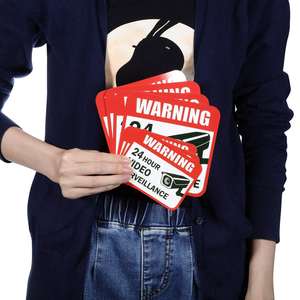 Pegatinas <span class=keywords><strong>de</strong></span> vinilo <span class=keywords><strong>de</strong></span> video <span class=keywords><strong>de</strong></span> 24 horas <span class=keywords><strong>de</strong></span> alta visibilidad, marcadores <span class=keywords><strong>de</strong></span> alerta <span class=keywords><strong>de</strong></span> seguridad para tiendas, oficinas, almacenes, entradas públicas - Product Image 2