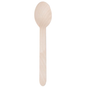 Precio de fábrica Cuchara de madera desechable biodegradable para acampar Hotel comestible - Product Image 5
