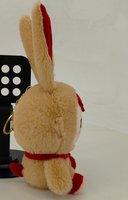 Porte-clés en peluche diable mignon personnalisé à prototypage rapide, jouet doux phosphorescent pour décoration de sac à dos CE EN71