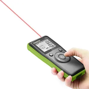 Medidor de distância a laser 2 mm, portátil 2 em 1, precisão, 120 m, faixa de medição digital, ângulo de 90 graus, medidor de distância
