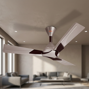 Ventiladores de Techo Metálicos Eléctricos de Diseño Superior, 1200 mm de Diámetro, 3 Aspas, Control Remoto, Motor de Corriente Continua, Plegables, Refrigeración por Aire, para Uso Doméstico y en Hoteles - Product Image 3