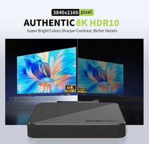 Box TV Smart Android 14.0 Quad Core con <span class=keywords><strong>Video</strong></span> 4K/8K, Supporto WiFi 2.4G/5G, Lettore Multimediale per 1080P e YouTube - Product Image 5