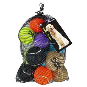 Pet Supply Ready Set Toy Squeaks When Squeezed Multi-Packs for Small Medium Large Dogs Cats Custom Wholesale Pet Tennis Ball