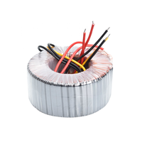 Transformador Toroidal de Potencia, 220V 240V 50-0-50 1000W-5000W, Monofásico, Completamente de Cobre, con Certificación CE, para Inversores