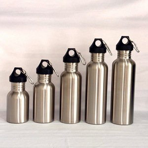 Bouteille d'eau en acier inoxydable de 32 oz, bouteille d'eau en acier inoxydable monocouche rechargeable, bouteille d'eau en acier inoxydable de 1 litre - Product Image 6