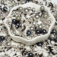 Perles décoratives fantaisie nacrées 1KG, durée de conservation 24 mois, pour la décoration de gâteaux de boulangerie, marque JIEXI, certifiées HALAL, service OEM, Chine