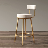 Ensemble de 2 tabourets de bar rembourrés en PU, structure en acier, 15,4x15,4x29,7 pouces, repose-pieds, montage simple, style industriel rustique, pour salle à manger et bar