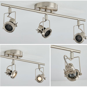 หลอดไฟ LED LEDEAST GUTP-<span class=keywords><strong>CH3</strong></span> GU10 โคมไฟสปอตไลท์ติดเพดานแบบหลายหัว พร้อมขั้วหลอดคู่ สำหรับห้องนั่งเล่น ไฟตกแต่ง - Product Image 5