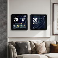XZJ Tuya Wifi système de climatisation Central ventilateur d'eau bobine Thermostat contrôle Cool chauffage interrupteur Service TFT
