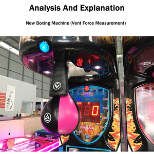 Máquina de Juego de Boxeo Electrónica Operada con Monedas, Simulador de Golpes de Gran Fuerza para Centros de Entretenimiento - Product Image 3